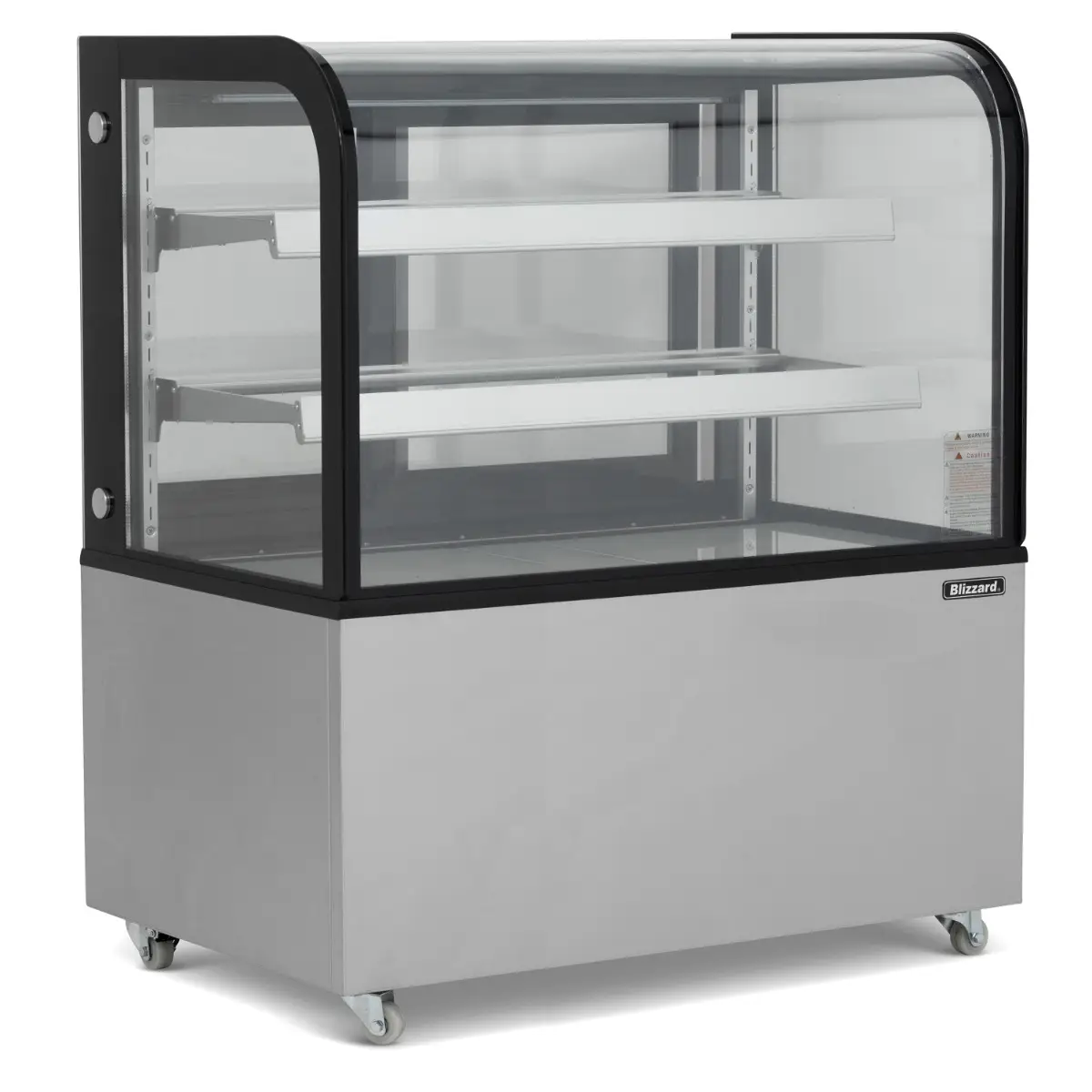 BLIZZARD 1.2m Curved Glass Low Height Merchandiser
