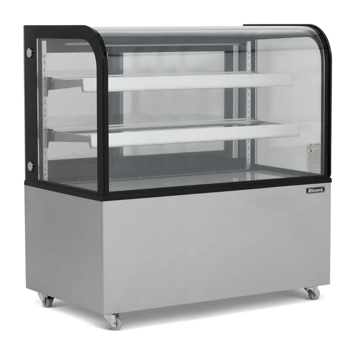 BLIZZARD 1.5m Curved Glass Low Height Merchandiser