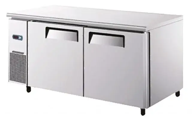 Atosa YPF9032GR Two Door Stainless Steel Refrigerated Counter, 370 Litres