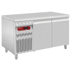 Diamond DT131/P9GX 2 Door Stainless Steel Refrigerated Counter, 260 Litres