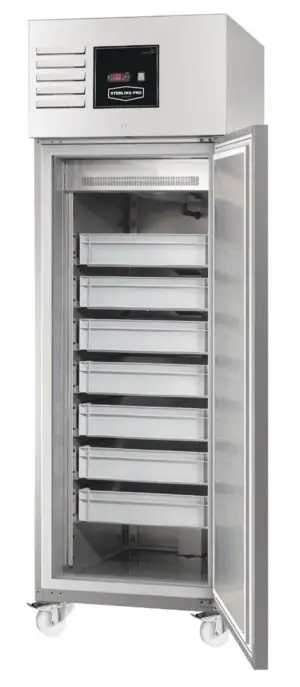 Sterling Pro Green SPIF700R Single Door Right Hinged Fish Storage Cabinet, 574 Litres