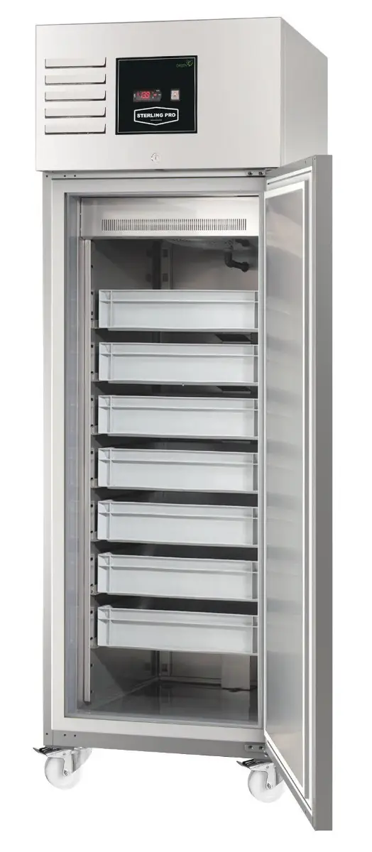 Sterling Pro Green SPIF700R Single Door Right Hinged Fish Storage Cabinet, 574 Litres