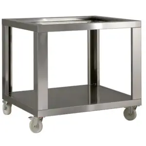 Diamond SGL18/35-D Imitation Stainless Steel Support For 2X Gl9/35-D, Wheels, 2 With Brakes