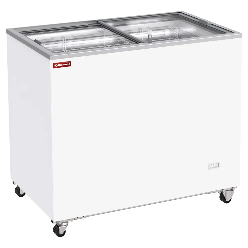 Diamond GVL31-G3 Storage chest freezer, 303 liters, sliding lids on wheels