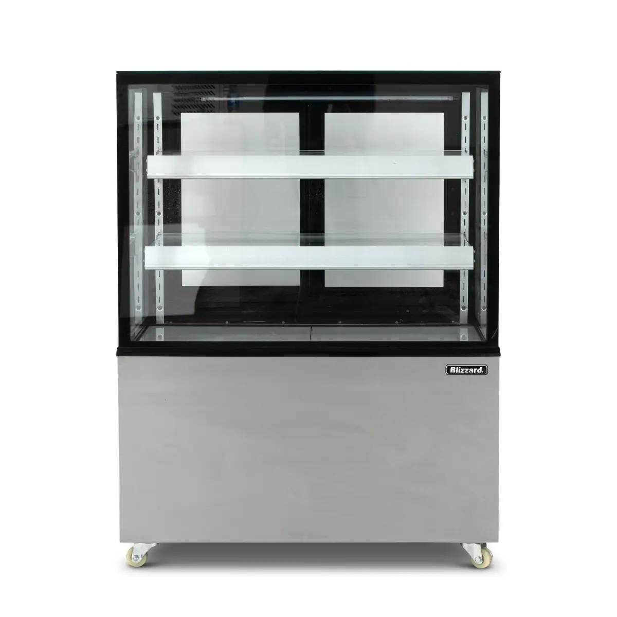 BLIZZARD 1.2m Double Tier Heated Flat Glass Display Unit - Image 2