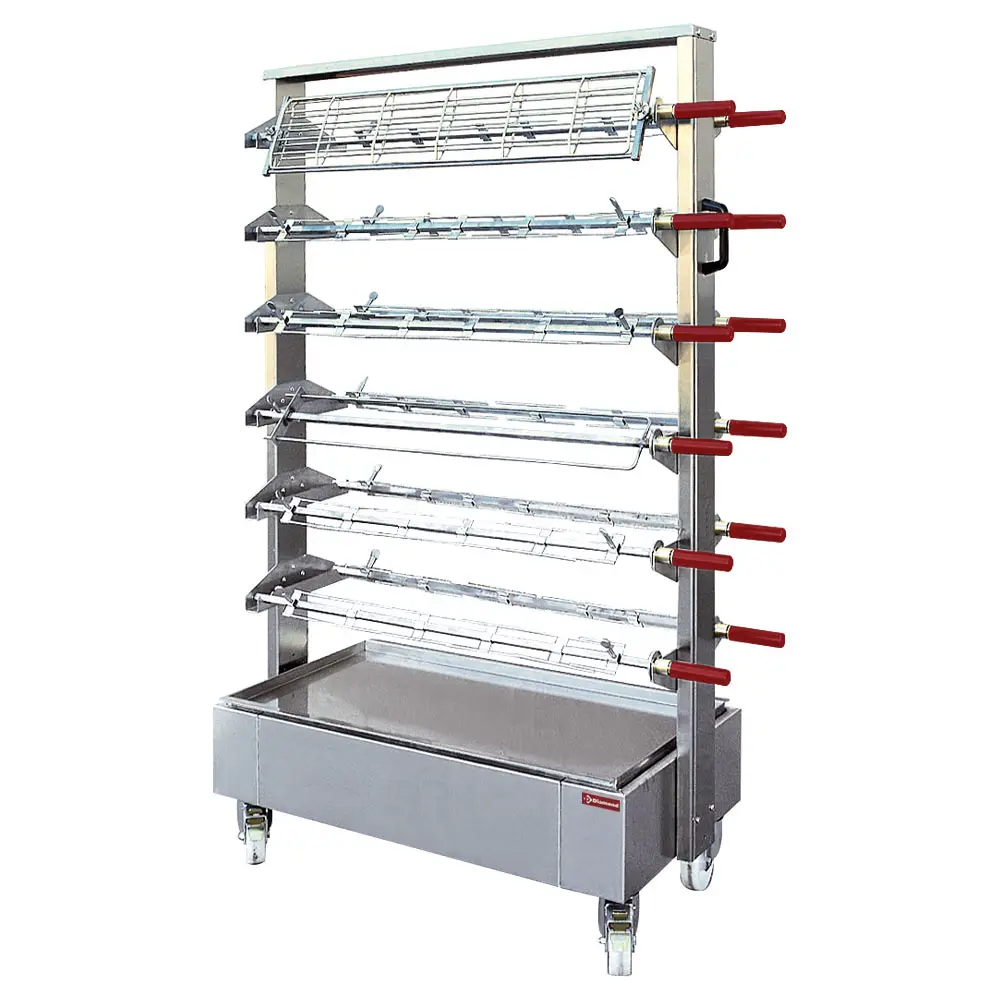 Diamond CPB-CM Trolley With Structure For Putting 12 Chicken Spits