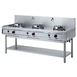 Diamond WGL3-20 Gas Wok Stove, 3 Fires (13 Kw)