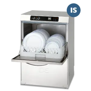 DC SD45IS Standard Range 450mm Basket Frontloading Commercial Dishwasher with Integral Water Softener, 14 Plates