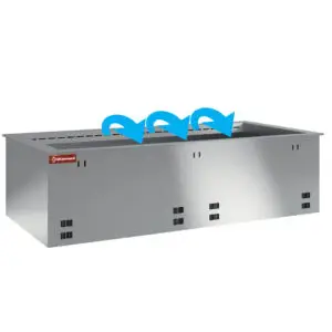Diamond DPA/RCV12-S Element Sink Refrigerated, Ventilated 3X Gn 1/1 (Without Hermetic Unit)