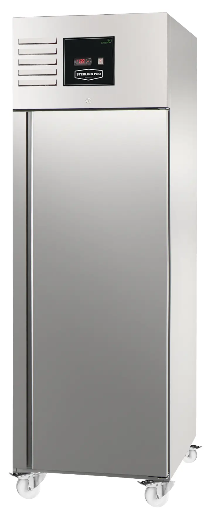 Sterling Pro GRADED Green SPI700R Single Door Right Hinged Gastronorm Fridge Cabinet, 700 Litres