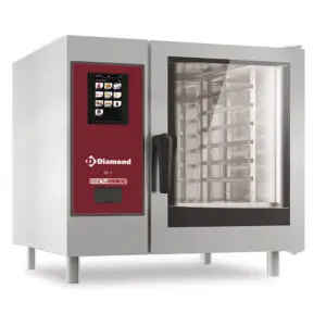 Diamond SDGT/XC-06 Touch Screen Gas Direct Steam Convection Oven, 6 x 1/1 GN