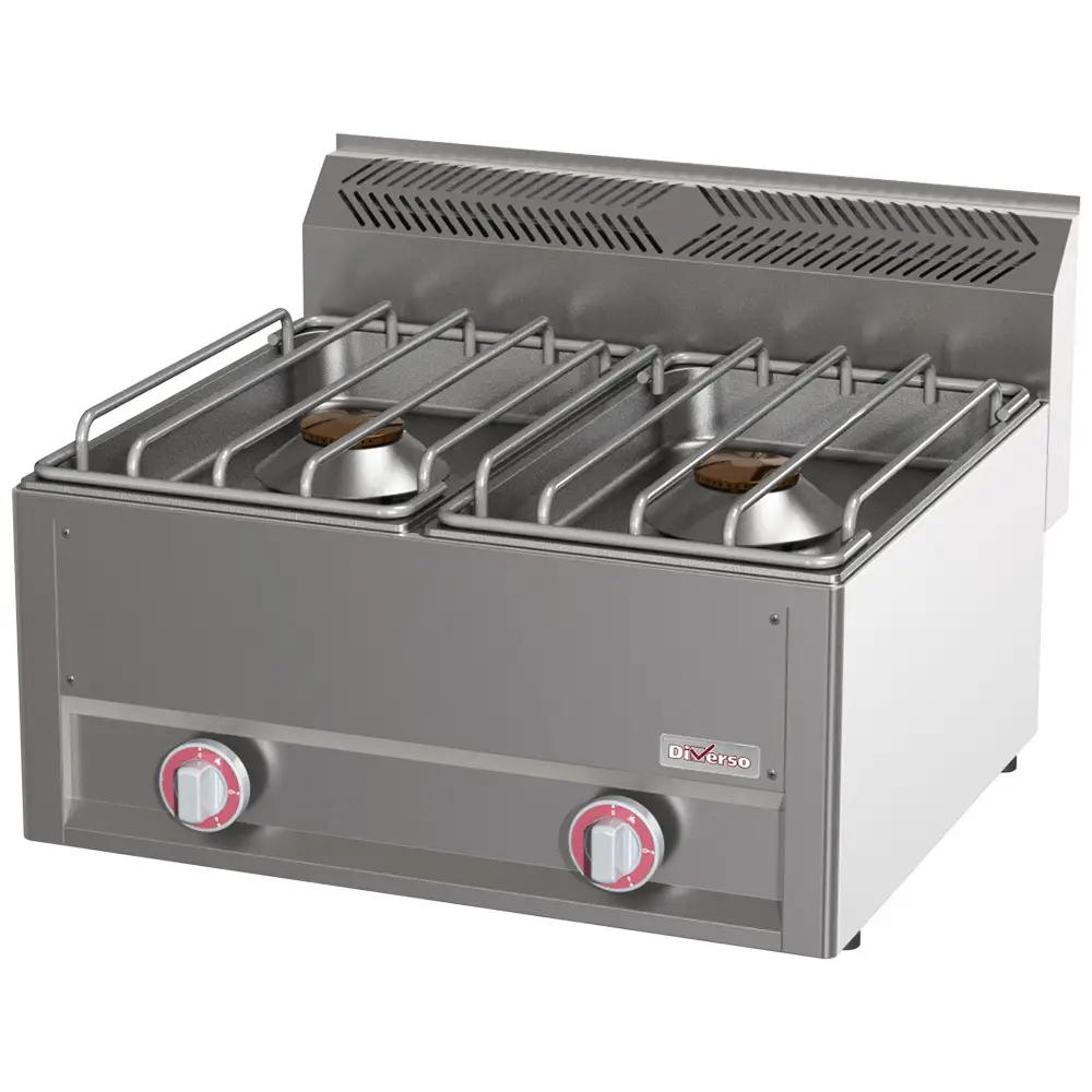 Diverso WR-G2FH-14 Stove 2 burners 8 kW super powerful -Top-