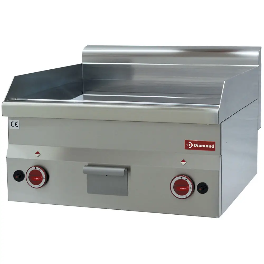Diamond E60/PLCD6T Smooth electric cooking plate "chromium" -Top-