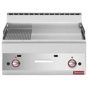 Diamond G65/PM7T-N 2/3 Smooth 1/3 Grooved Gas Cooking Plate