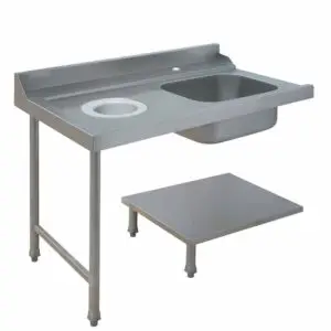 Diamond DLVS-S12 Left Hand Side Pre-Wash Table (All Models)