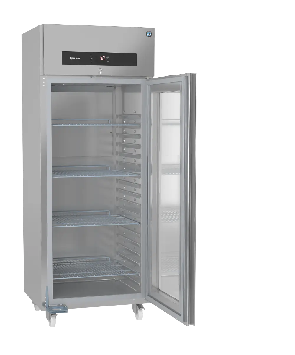 Hoshizaki Premier KG W80 C DR U Glass Single Door Stainless Steel Upright Display Refrigerator, 700 Litres - Image 2
