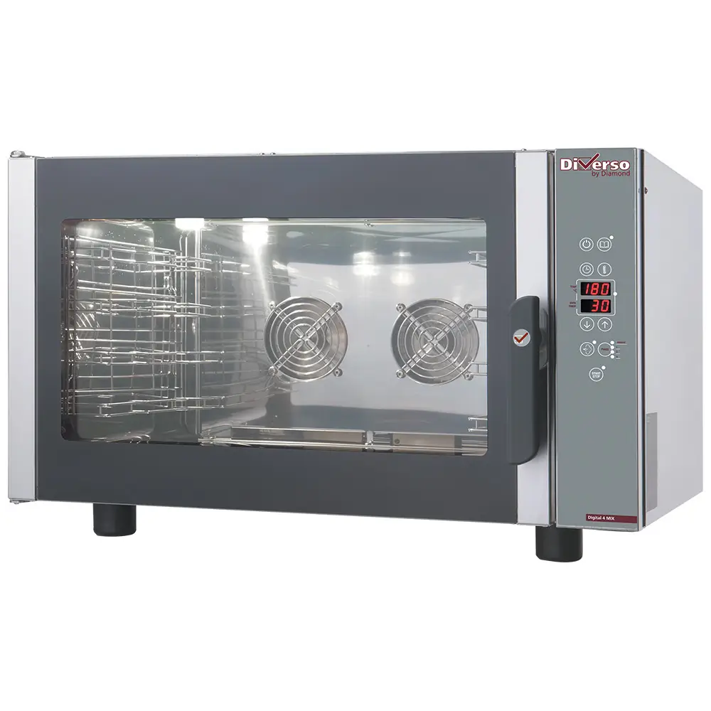 Diamond WR-FCV4-DE Electric Steam Convection Oven, 6.5kW