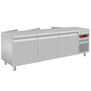 Diamond DT249/33-P9 Ventilated, PASS THROUGH, refrigerated table, 2x3 doors GN 2/1, 548 L.