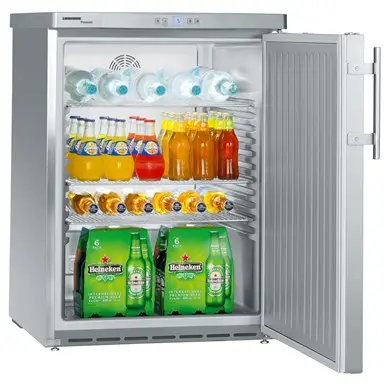 Liebherr FKUv 1660 Single Door Undercounter Stainless Steel Fridge, 141 Litres - Image 2