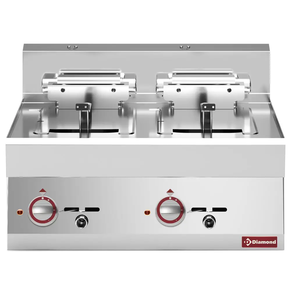 Diamond E65/F20-7T-9_9KW-N Double Basket Countertop Electric Fryer, 18kW