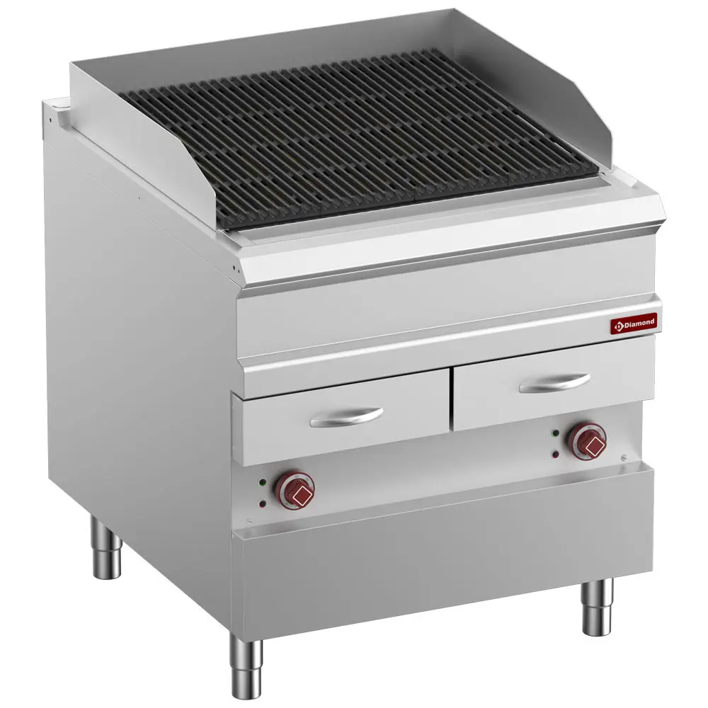 Diamond E9/GVQA8-N Freestanding Steam Electric Grill, 14kW