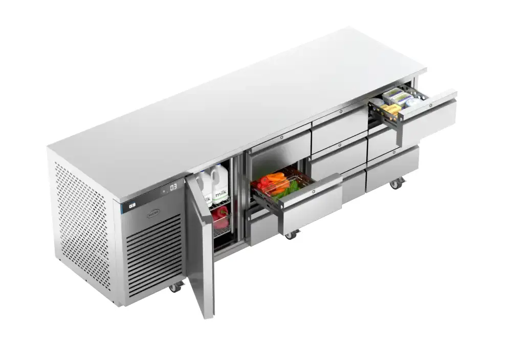 Foster EP1/4H/43-330 EcoPro G3 1 Door & 9 Drawer Refrigerated Counter, 585 Litres - Image 4