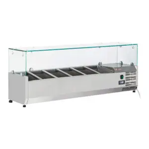 Diverso WR-SX14-V2 Refrigerated structure 6x GN1/4 - 150 mm, with sneezeguard