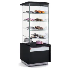 Diamond ATL/MV-07-B5 Neutral Cabinet With High Display Case – Black, 700mm