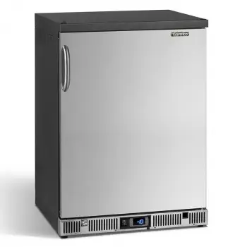 Gamko GF/100RSCS Right Hand Hinged Solid Single Door Anthracite Bottle Cooler, 50 Pint Glasses