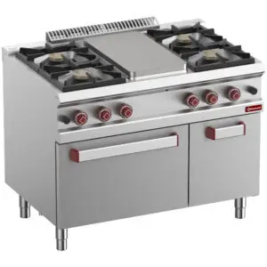 Diamond G7/TM4BFA11-N 4 Stove Freestanding Gas Range Cooker on Gas Oven & Neutral Cupboard