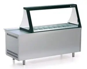Coreco PC80-200-27-LGL 3 Door Preparation Station with Lift Up Lid, 562 Litres