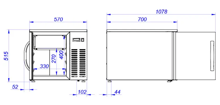 Sterling Pro SP0315BC 3 Grid Single Door Blast Chiller / Freezer, 15kg/6kg - Image 3