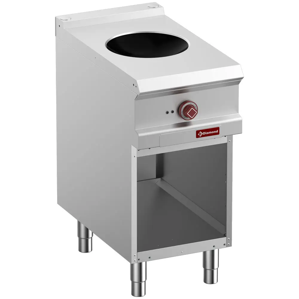 Diamond E7/WIDA4-N Induction Wok on Open Cupboard, 5kW