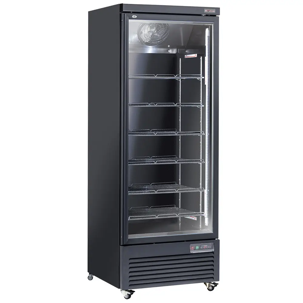 Diverso WR-VP56-1B Vertical fridge showcase, 1 door, 615 liters - BLACK