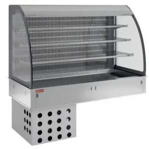 Diamond DPA/BCVA318-R2 Patisserie Display Counter on Wall with Sink, 1780mm