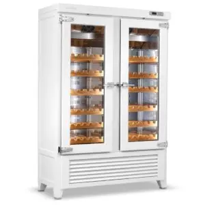 INFRICO Upright Double Hinged Glass Door Wine Cellar (180 bottles)