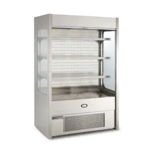 Foster FMSLIM1200NG/18-153 Slimline Multideck with Nightblind and Glass End Panels, 1200mm
