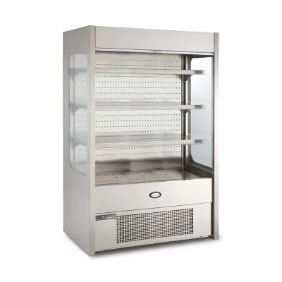 Foster FMSLIM1200NG/18-153 Slimline Multideck with Nightblind and Glass End Panels, 1200mm