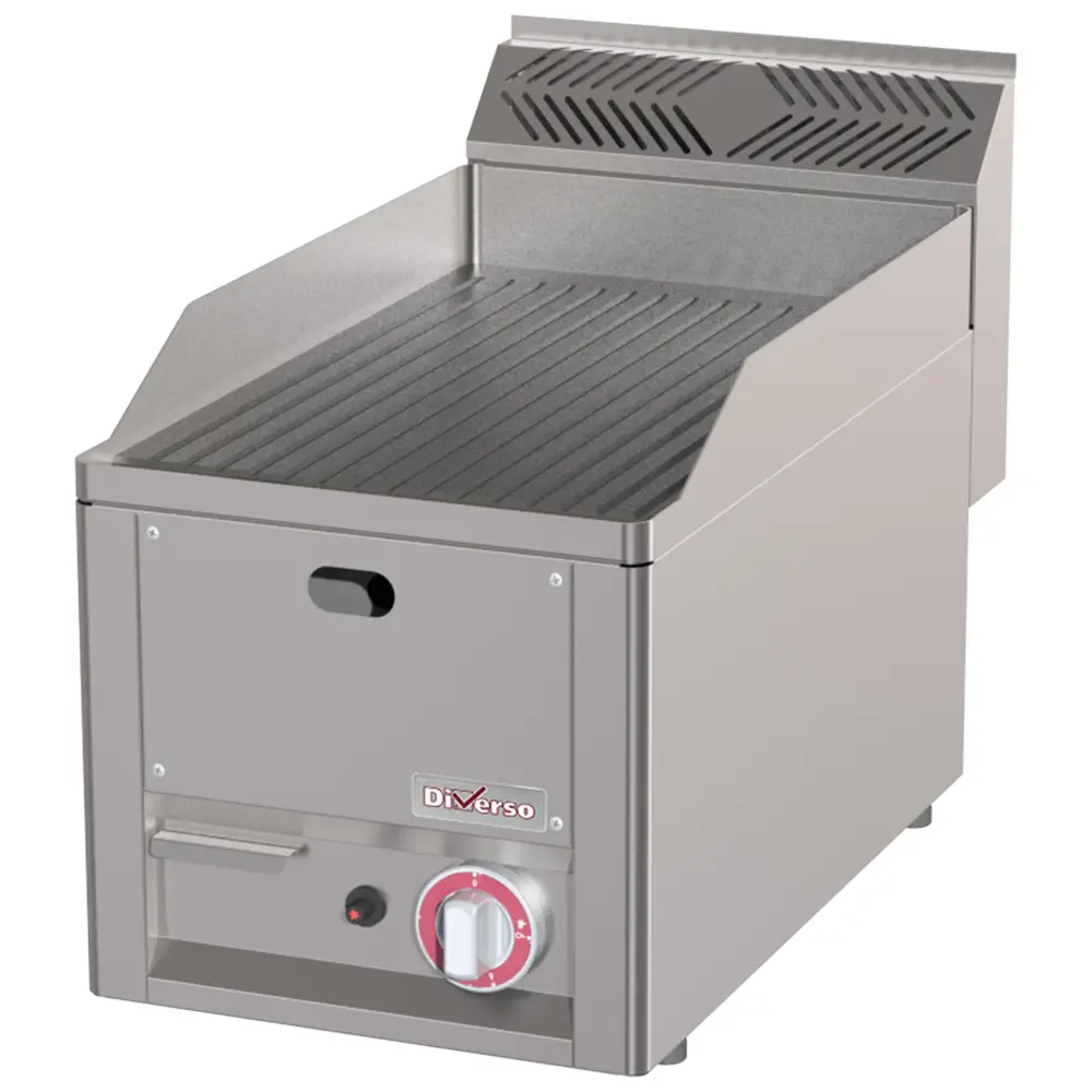 Diverso WR-GPRS-24 Grooved gas griddle -Top-