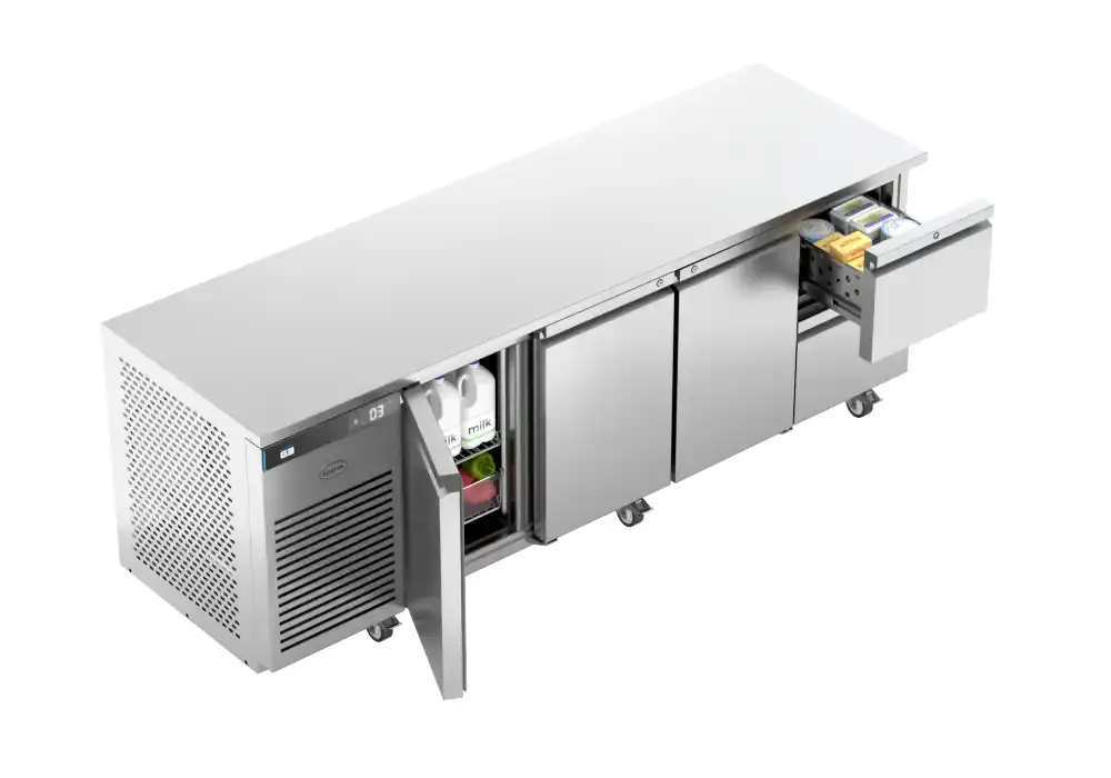 Foster EP1/4H/43-308 EcoPro G3 3 Door & 2 Drawer Refrigerated Counter, 585 Litres - Image 4