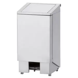 Diamond PPX-120 Stainless Steel Bin With Pedal, Lid With Actuator, 120 Liters