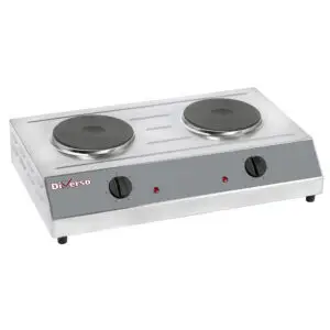 Diverso WR-RTD-2E Table top electric stove, 2 plates Ø 190mm