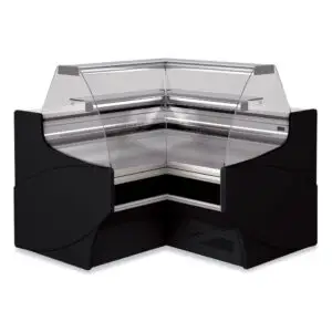 Diamond ATL/A9-RA-B5 Black Closed Angle Refrigerated Serveover Counter, 1352mm