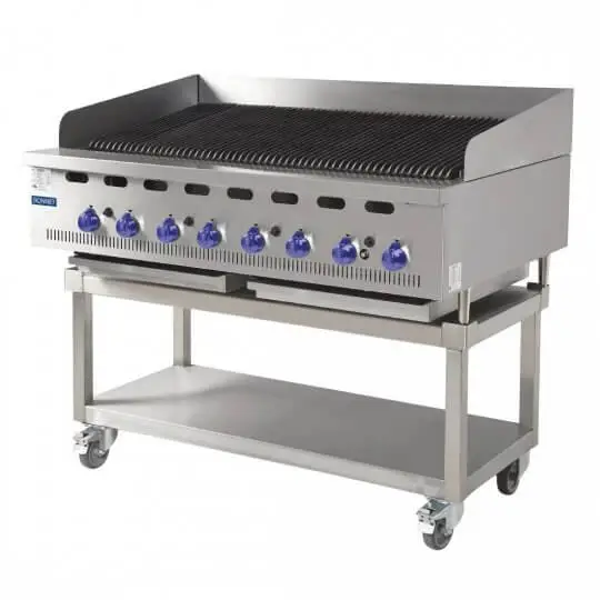 Hobart BCB1200-1 Bonnet 1200mm Gas Charbroiler, 29.6kW