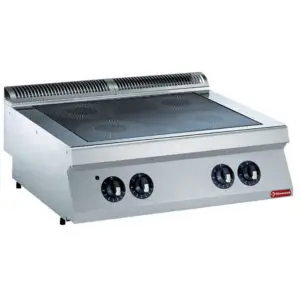 Diamond E17/4VC8T-N Vitroceramic Electric 4 Induction Hob Cooker, 8.8kW