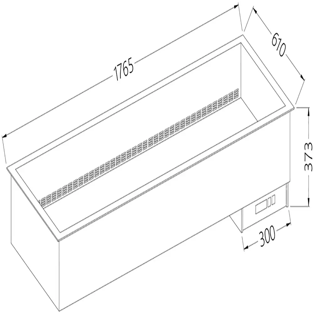 Diamond DI/BX18-PSC Dried up Electric Bain Marie, 5 x 1/1 GN