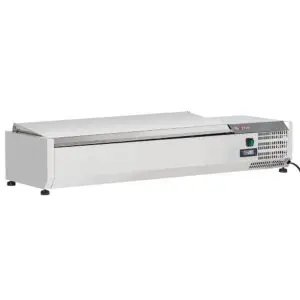 Diverso WR-SY15-C3 Topping shelf 5 x GN 1/3 & 1x GN 1/2 -150 mm, with stainless steel lid