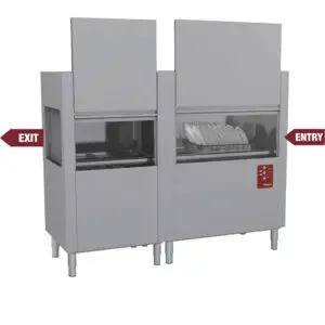 Diamond D160E/7-DX- Rack Conveyor Dishwasher, 200 Baskets per Hour