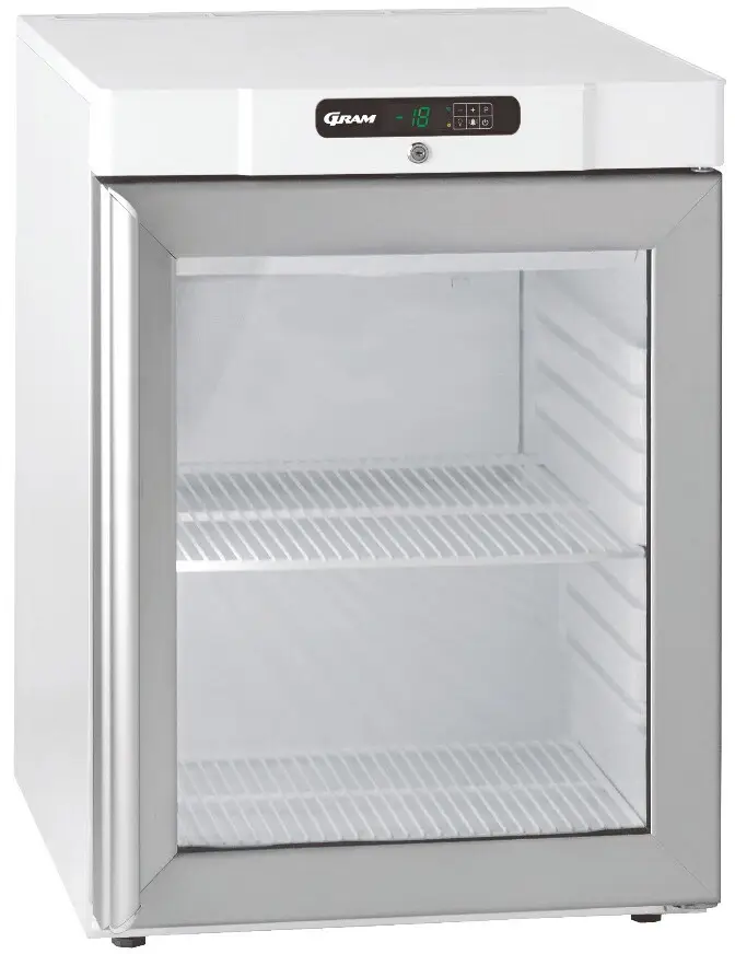 Hoshizaki Gram COMPACT FG 220 LG 2W Glass Single Door Undercounter Freezer, 128 Litres