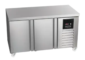 Sterling Pro Green SPI-6-150-20-NS Stainless Steel 2 Door Fridge Counter, 600mm Deep